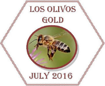 Los Olivos Gold - Honey Label (Front) - July 2016
