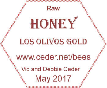Los Olivos Gold - Honey Label (Top) - May 2017