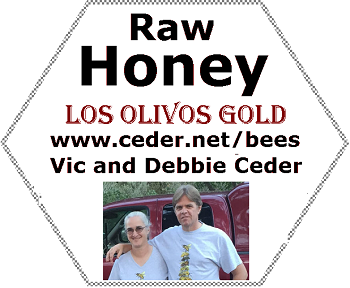 Los Olivos Gold - Honey Label (Front) - 2020