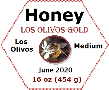 Los Olivos Gold - Honey Label (Top) - 2020