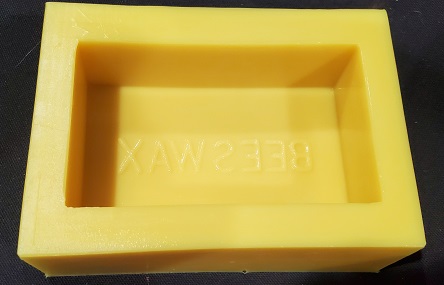 Mold - 1 lb Beeswax Bar