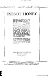 Uses of Honey (mostly recipes)