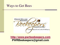 Ways to Get Bees