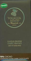 Wailua Estates (Dole) - Hawaiian Extra Dark Chocolate 70%