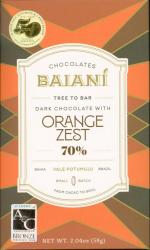 Baiani - Dark Chocolate with Orange Zest