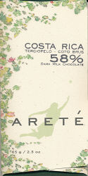 Areté - Costa Rica Terciopelo - Coto Brus Dark Milk 58%