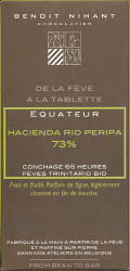 Equateur Hacienda Rio Peripa 73% (Benoit Nihant)