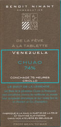 Venezuela Chuao 74% (Benoit Nihant)