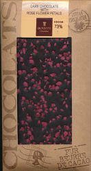 Dark Chocolate with Rose Flower Petals (Bovetti)