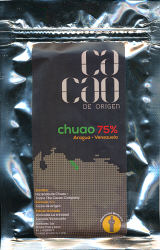 Cacao de Origen - Chuao 75% (Aragua - Venezuela)