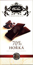 Carla - Hořká Čokoláda 70%