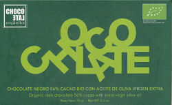 ChocoLate Orgániko - Organic Dark Chocolate with Extra Virgin Olive Oil