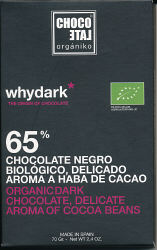 ChocoLate Orgániko - Why Dark 65%