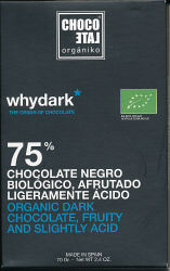 ChocoLate Orgániko - Why Dark 75%