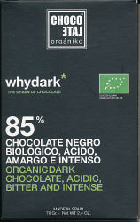 ChocoLate Orgániko - Why Dark 85%
