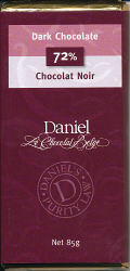 Daniel - 72% Chocolat Noir