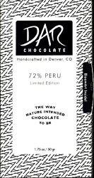 DAR Chocolate - 72% Peru Limited Edition
