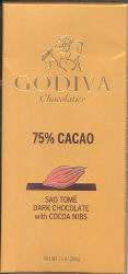 Godiva - Sao Tomé with Cocoa Nibs