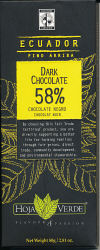 Hoja Verde - Dark Chocolate 58%