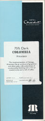 75% Dark Colombia Aracataca (Hotel Chocolat)