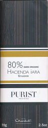 Purist Hacienda Iara 80% (Hotel Chocolat)