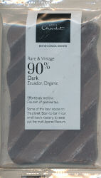 Rare & Vintage 90% Ecuador, Organic (Hotel Chocolat)