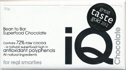 IQ Chocolate - Bean to Bar Superfood Chocolate 72%