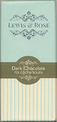 Dark Chocolate 72% (Lewis & Rose)