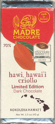 Hawi, Hawai'i Criollo Limited Edition (Madre Chocolate)