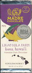 Madre Chocolate - Likao Kula Farm 70%