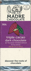 Triple Cacao all Hawaiian Limited Edition Kona Cacao (Madre Chocolate)