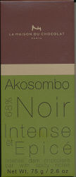 Akosombo Noir Intense et Epicé (La Maison du Chocolat)