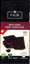 Organic Dark Chocolate 70% (made by Chocolats Halba) (Miscellaneous)