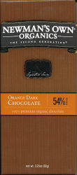Newman's Own Organics - Orange Dark Chocolate 54%