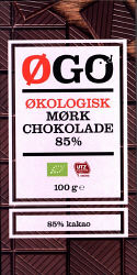 Øgo Dark Chocolate 85% (Øgo | Netto)