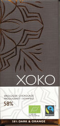 Xoko Økologisk Chokolade 58% Dark & Orange (REMA 1000)