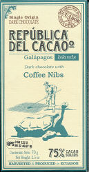 Galápagos Islands (with Coffee Nibs) (República Del Cacao)