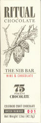 Ritual Chocolate - The Nib Bar