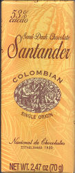 Santander - 53% Semi-Dark Chocolate