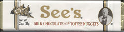 See's - Milk Chocolate With Toffee Nuggets