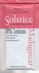 70% Sambirano Madagascar (Solstice Chocolate)