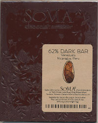 Soma - 62% Dark Bar (Venezuela, Nicaragua, Peru)