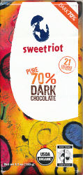 Sweet Riot - Pure 70% Dark Chocolate