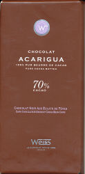 Weiss - Acarigua 70% Dark Chocolate & Crunchy Cocoa Bean Chips
