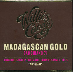 Willie's Cacao - Madagascan Gold Sambirano 71