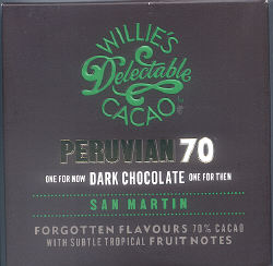 Willie's Cacao - Peruvian 70 - San Martin