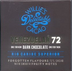 Willie's Cacao - Venezuelan 72 - Rio Caribe Superior