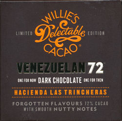 Willie's Cacao - Venezuelan 72 - Hacienda Las Trincheras