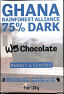 Wm Chocolate - Ghana Rainforest Alliance 75% Dark
