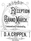 Reception Grand March, D. A. Crippen, 1900